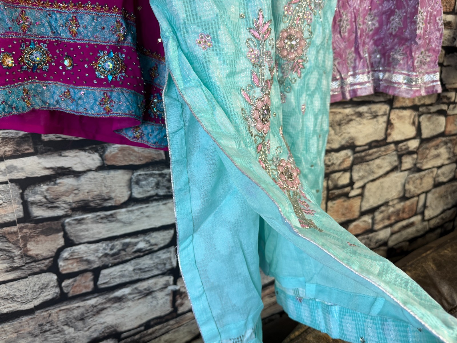 3x Asian Indian tunic kurti kurta style tops Large / 40 inch chest kameez dress