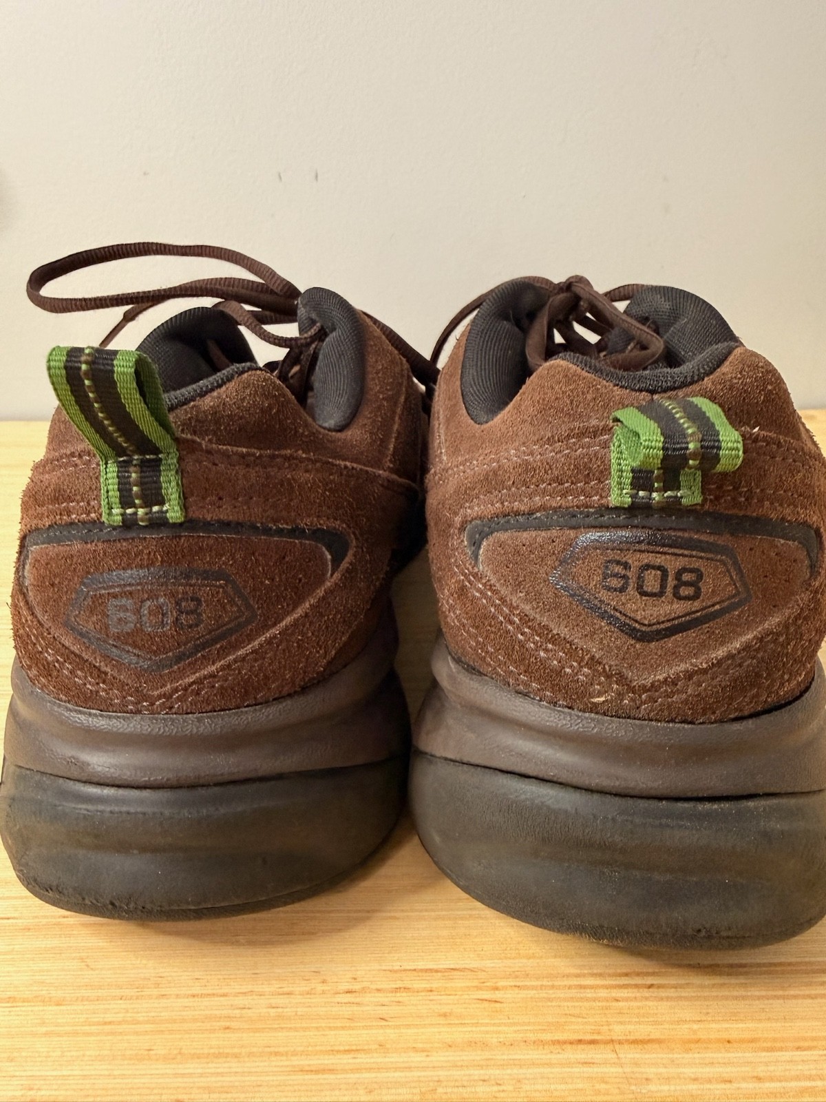 New Balance 608v4 Mens 13 4E Brown Suede Training Shoes MX608V4O ABZORB Sneaker