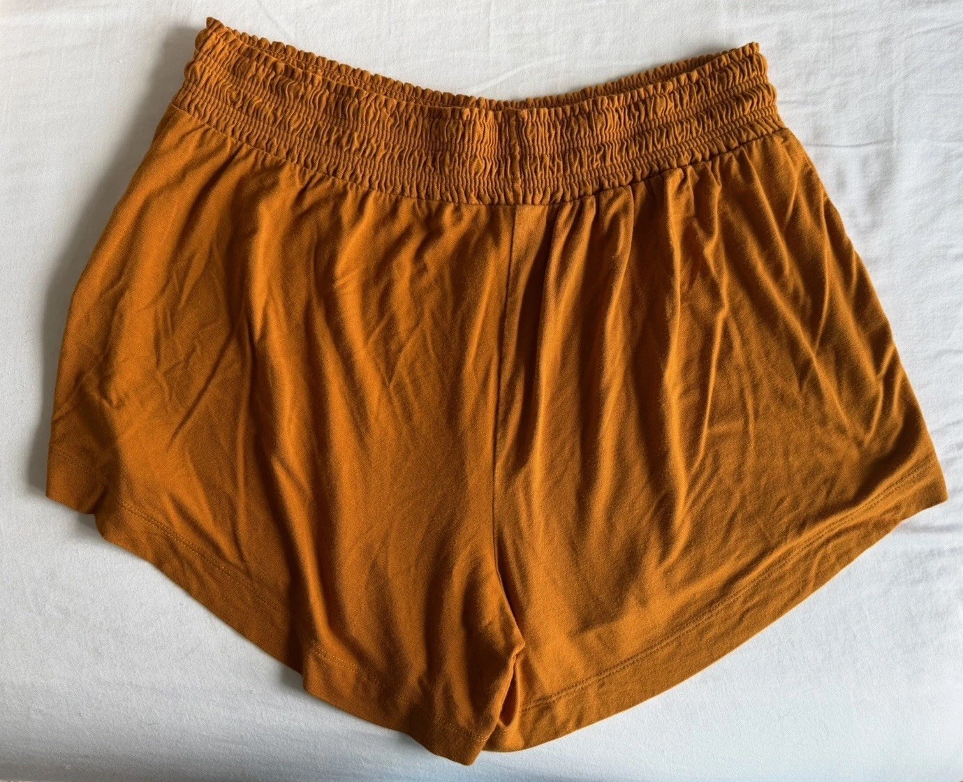 Soma Cool Nights Pajama Sleep Shorts S Orange Soft Comfy Lounge Pockets