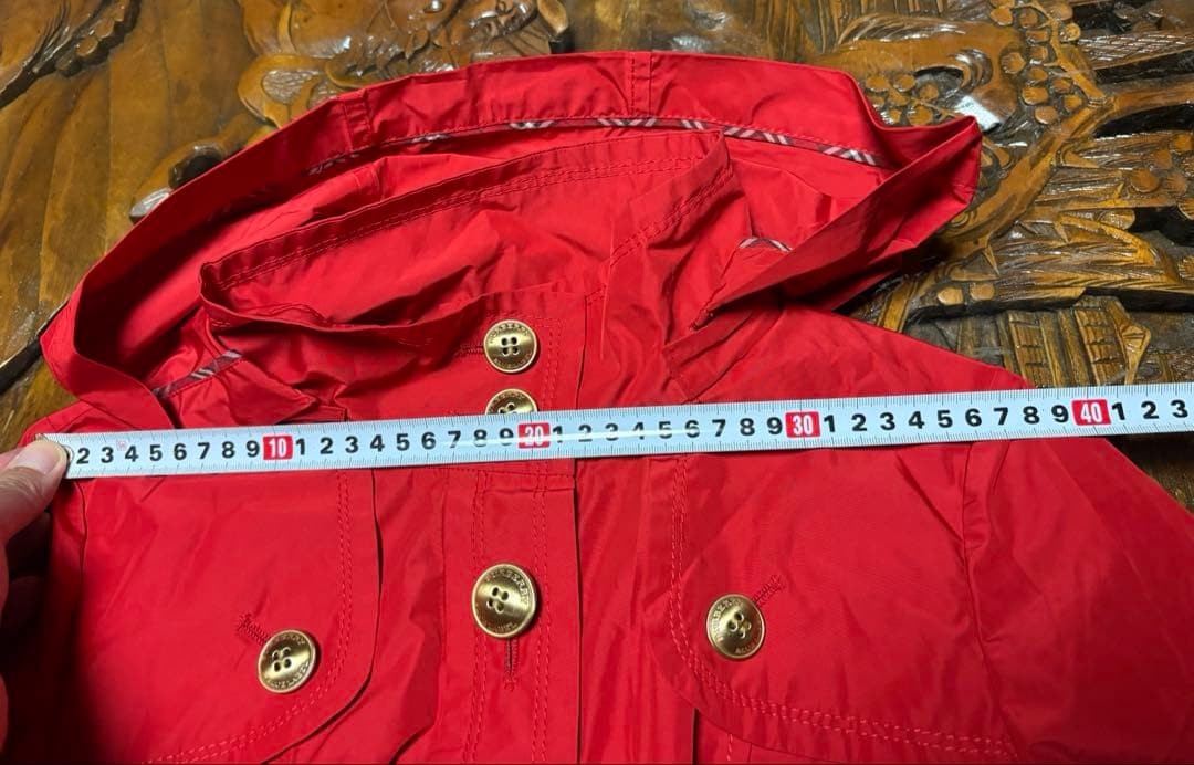 Burberry Blue Label Trench Coat Raincoat Detachable Hood