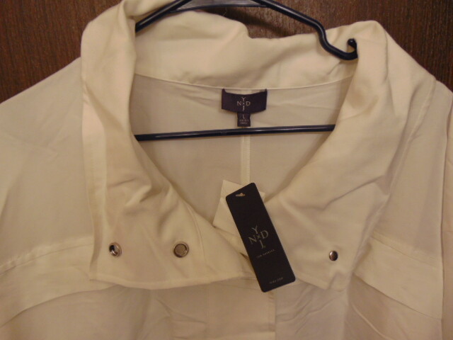 NYDJ Women’s Spring Jacket Optic White Size Large Mujur Casual Jacket NEW🍂
