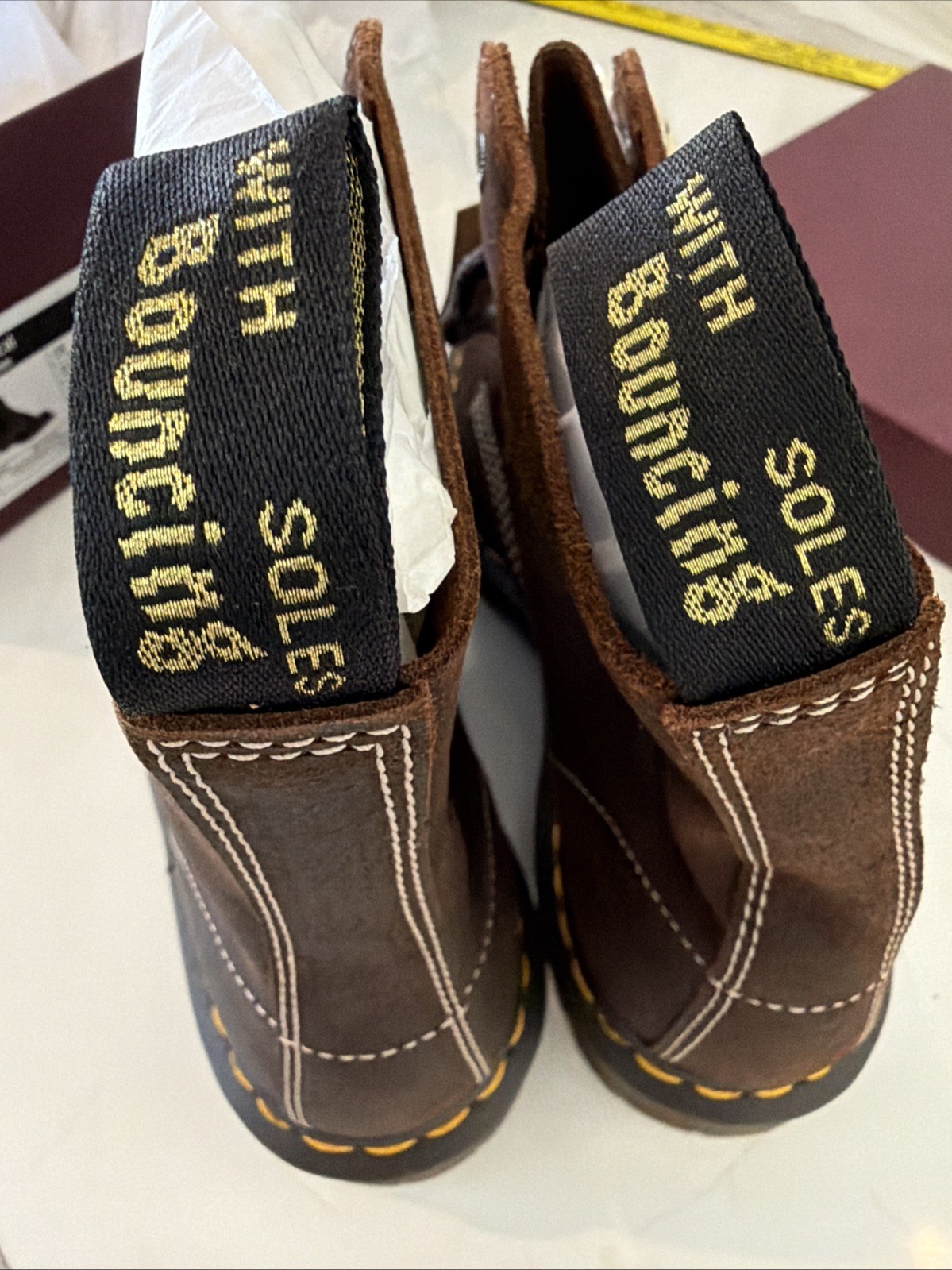 1460 Pascal Rustic Brown Wax Commander Dr. Martens Made In England Size 11 US