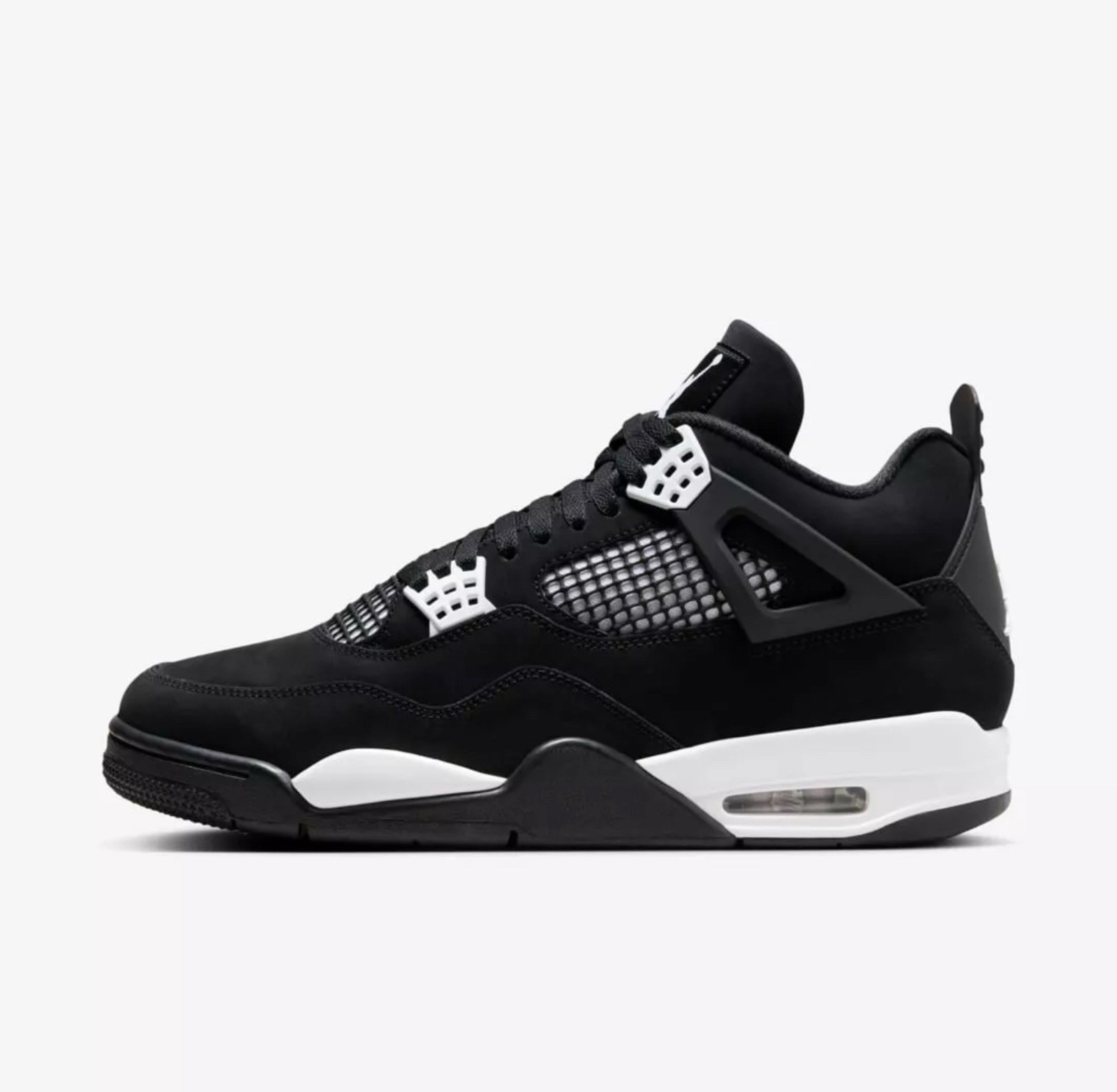 Nike Air Jordan 4 “White Thunder” Retro Men’s Mid Top Basketball Shoes Size 11