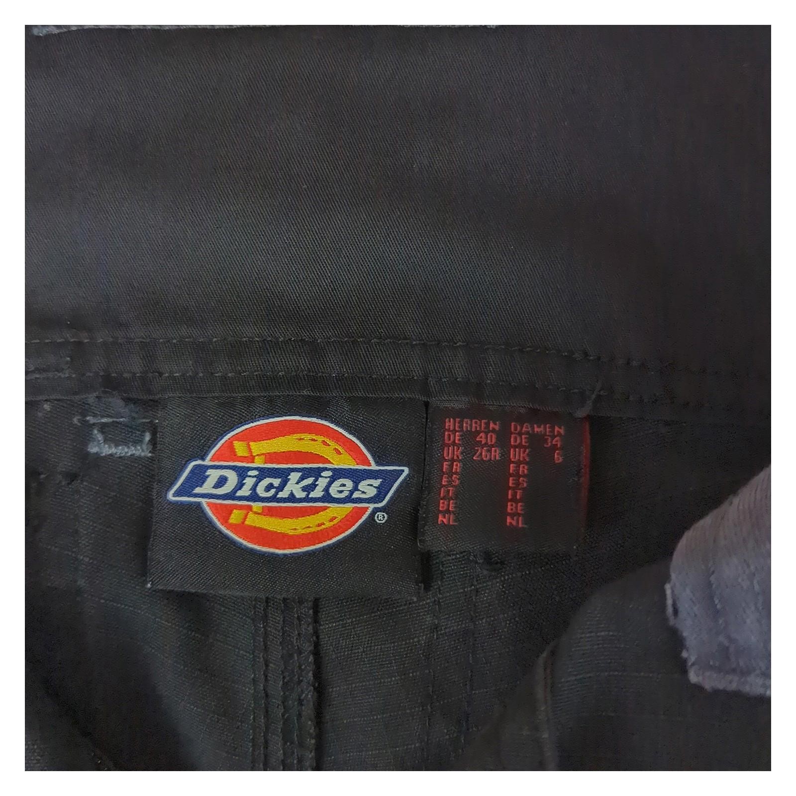 Dickies Pro Workwear Trousers DP1000 Black Reflective Cordura Reinforced W26R