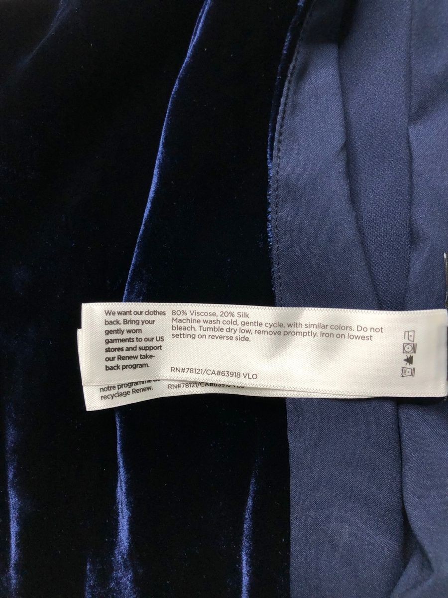 EILEEN FISHER Velvet Poncho Women’s One Size Ink F5VLO-N1579M