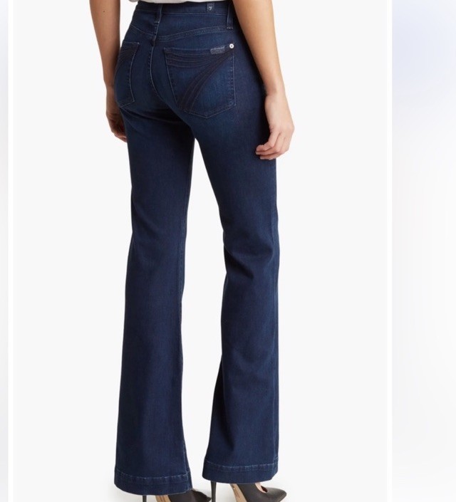 7 FOR ALL MANKIND DOJO Original Trouser Jeans 28 in BBLS