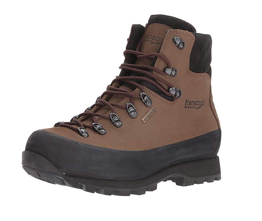 KENETREK Men’s Hardscrabble Hiker Brown Lightweight Waterproof Leather Boots