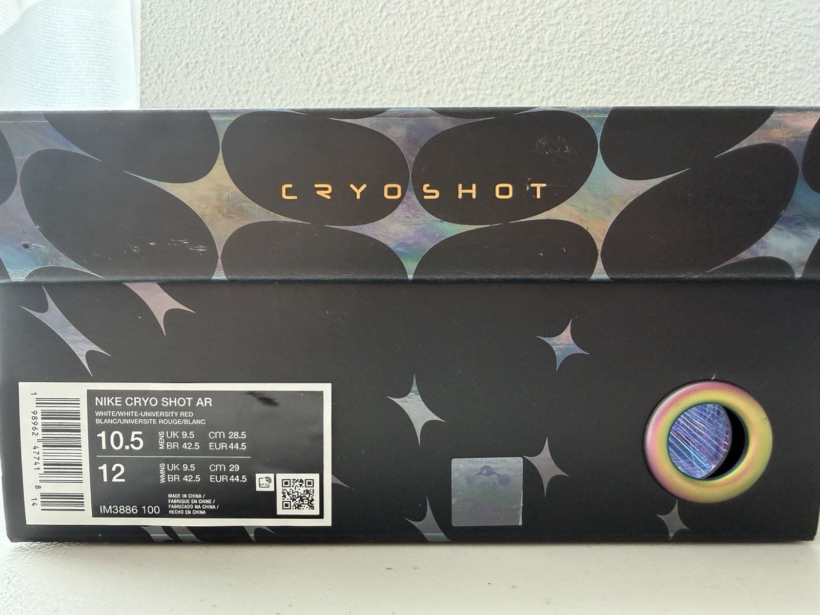 Nike Virgil Abloh Archives Cryoshot Zoom M9 USA US10.5 In Hand comes with a card