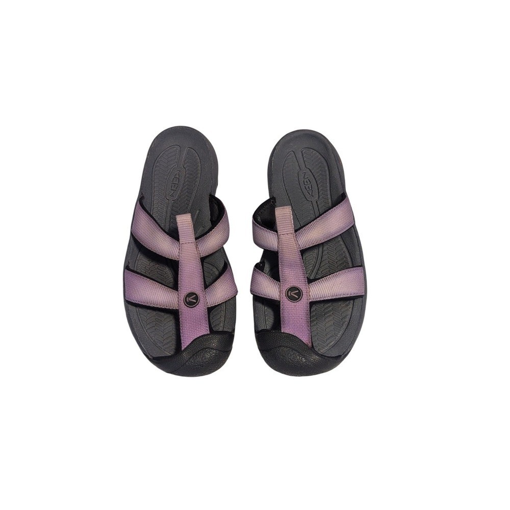Keen Bali Purple Ombre Black Slide Sandals Toe Guard EU 37 US 7 Slip On