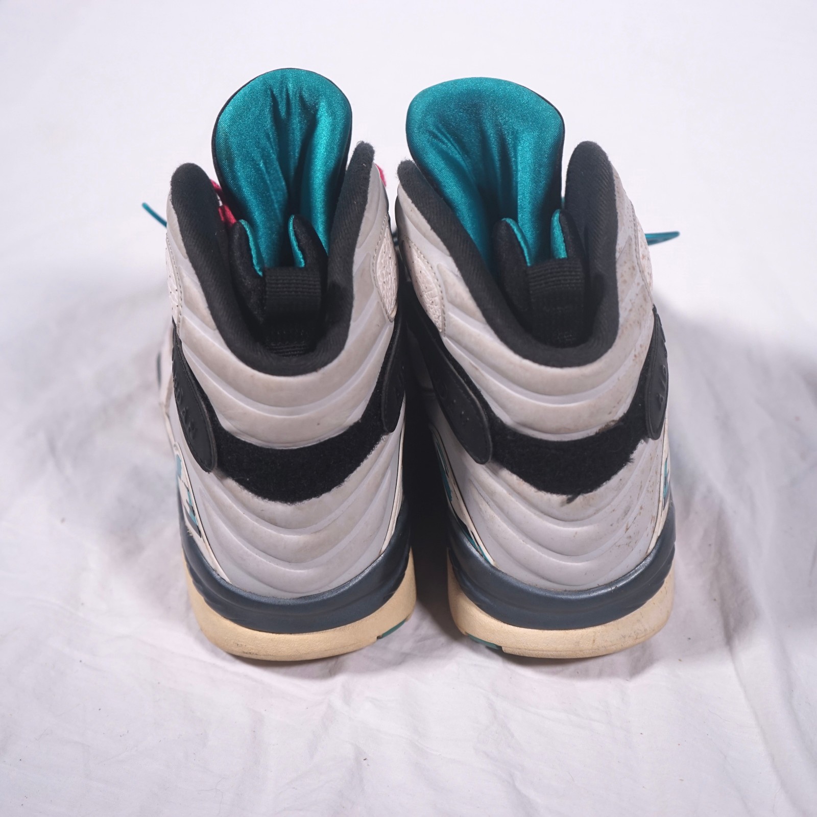 Nike Air Jordan 8 Retro South Beach White Teal Pink Mens 11 2018 305381-113