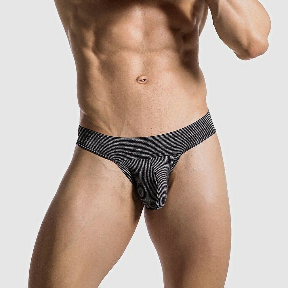Men Sexy Thongs Briefs Low-rise G String Pouch T-back Underwear Bikini Panties~~