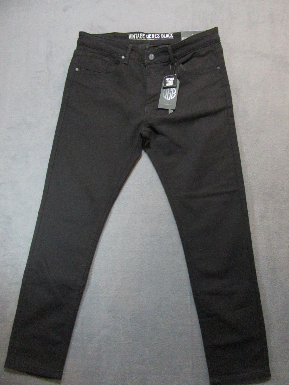 Vintage Black Jeans; Skinny Fit; NWT; Size 36×30; (133)