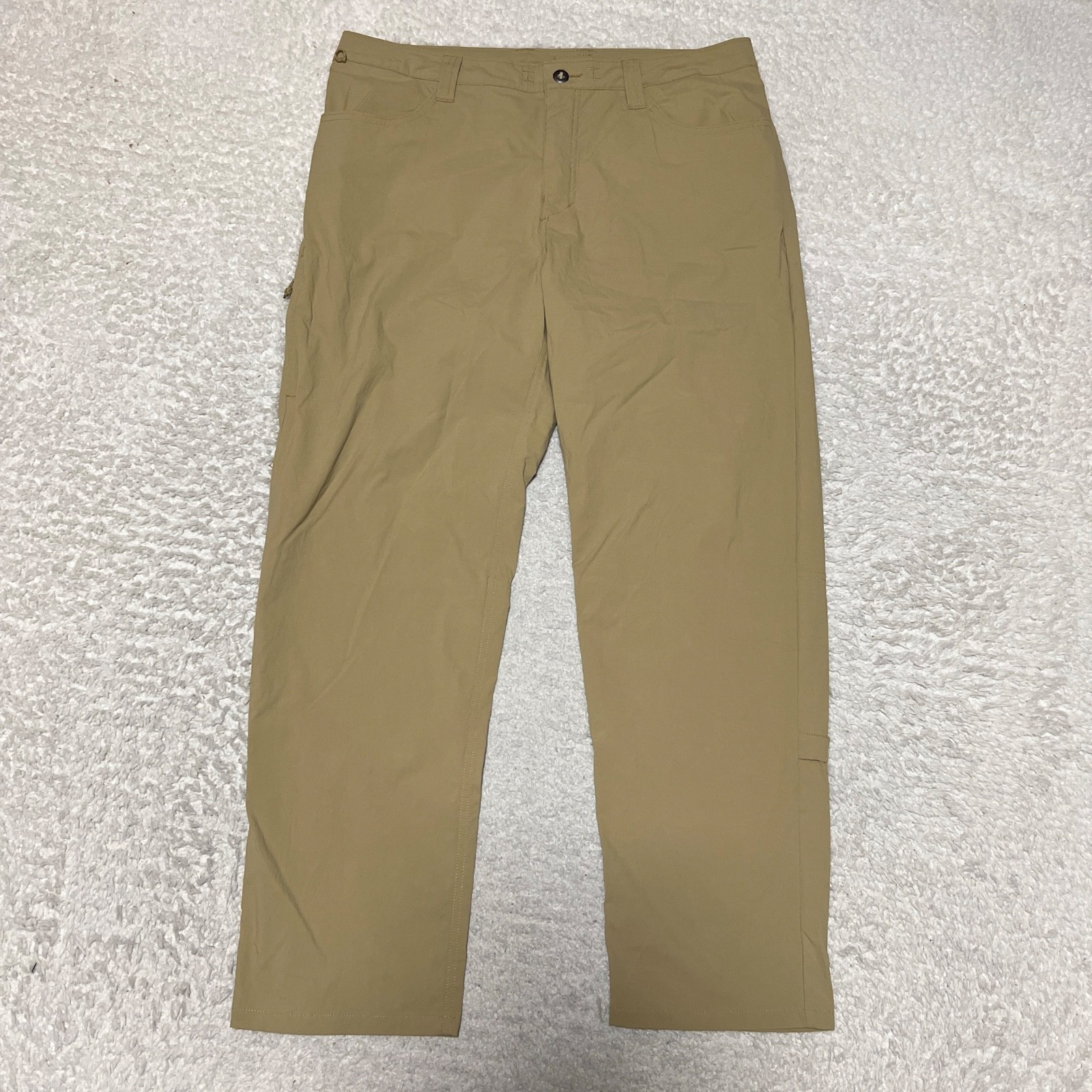 Patagonia Pants Men Size 36 Tan Quandary Stretch Outdoors Hiking Performance