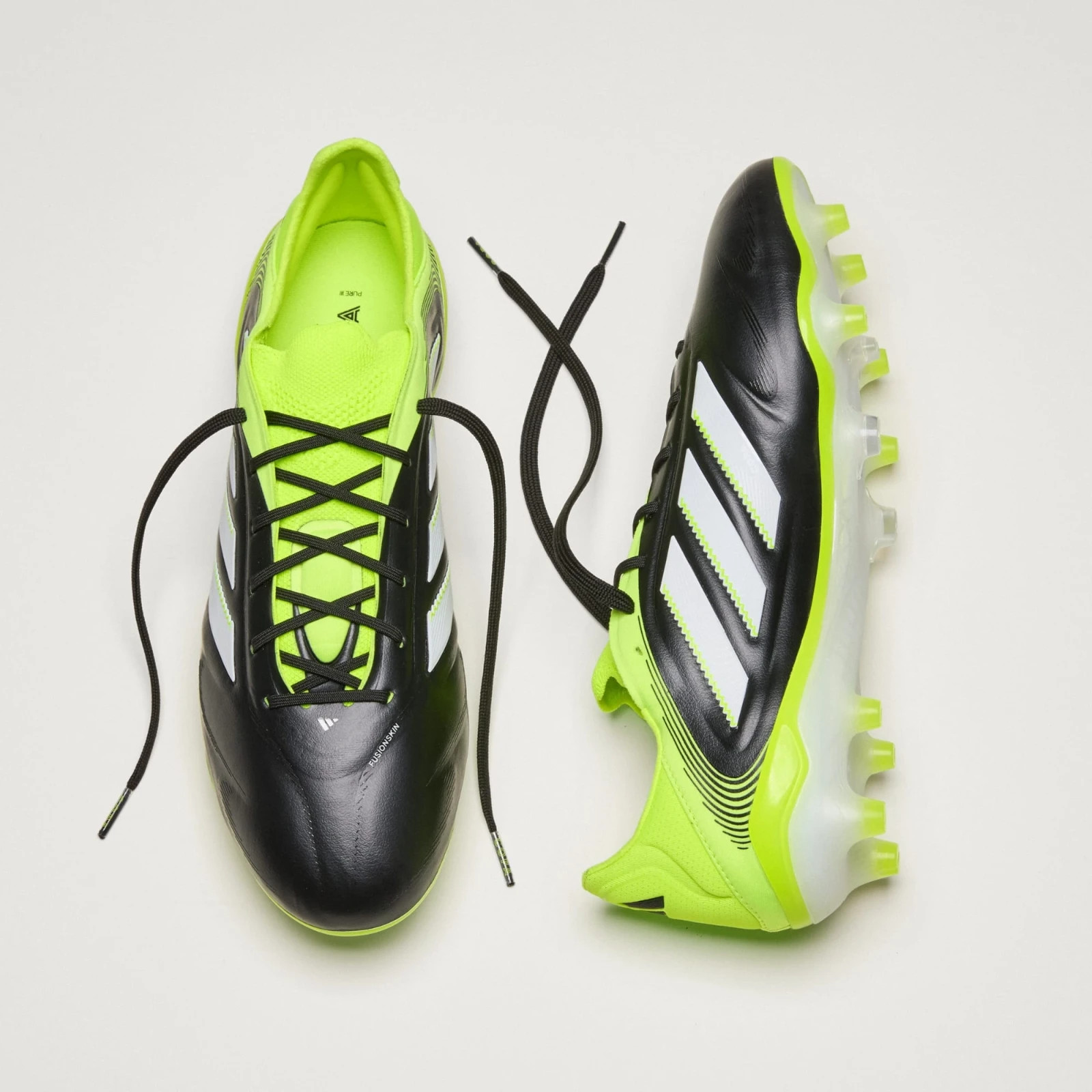 adidas Copa Pure 3 Elite FG JH6304 Core Black / Cloud White / Lucid Lemon Men’s