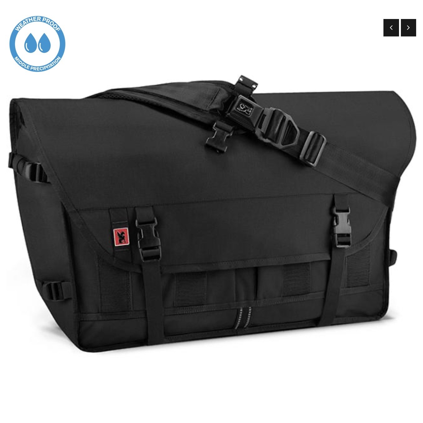 Chrome Berlin Pro Messenger Bag Huge 52L Iconic Black Durable Waterproof NEW