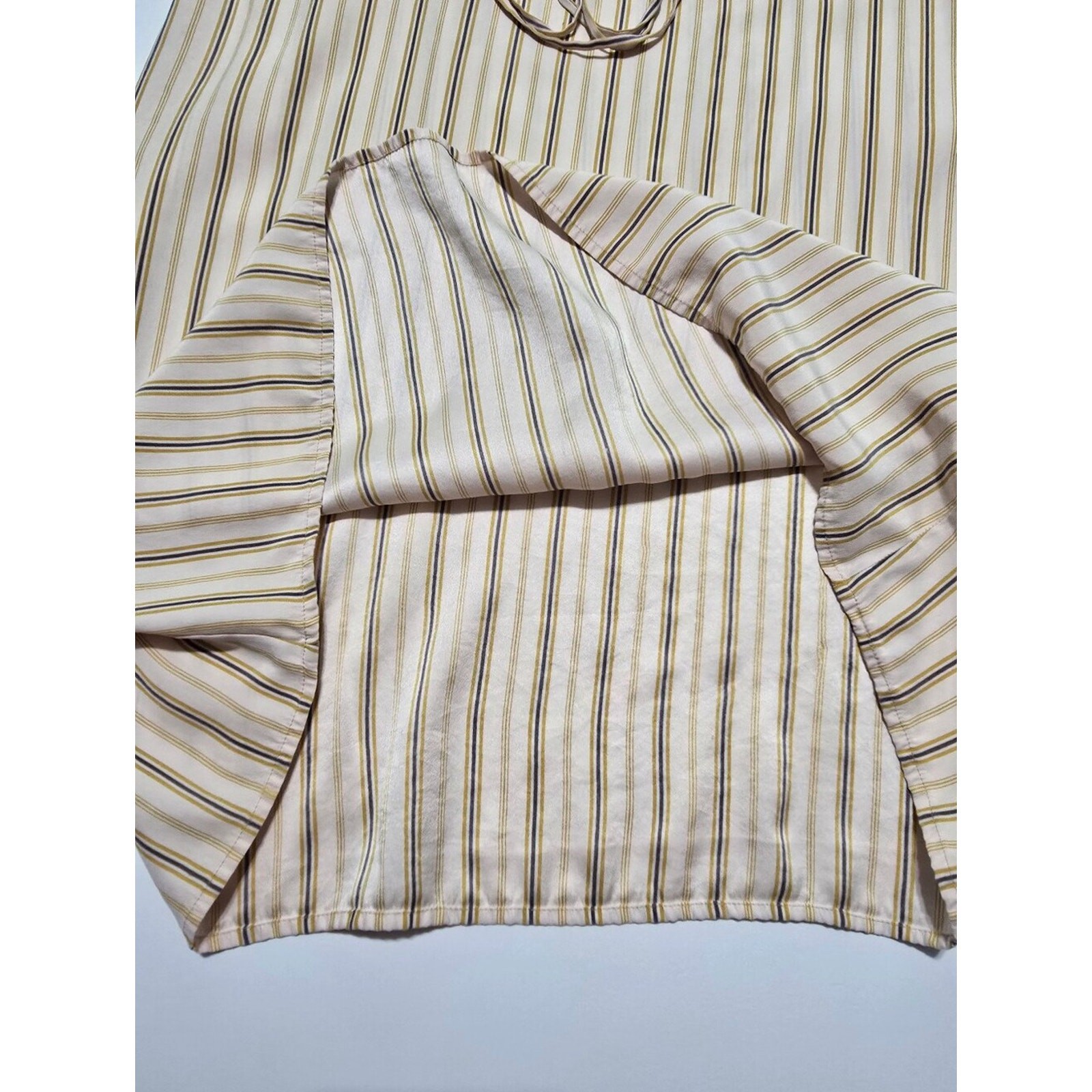 rag & bone Striped Ilona Dress Silk Sleeveless V-neckline Size XS
