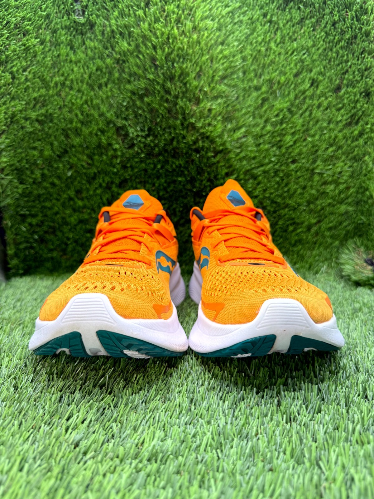 Saucony Ride 15 S20729-30 Athletic Sneaker Men’s 8.5 Orange Mesh Sports Training