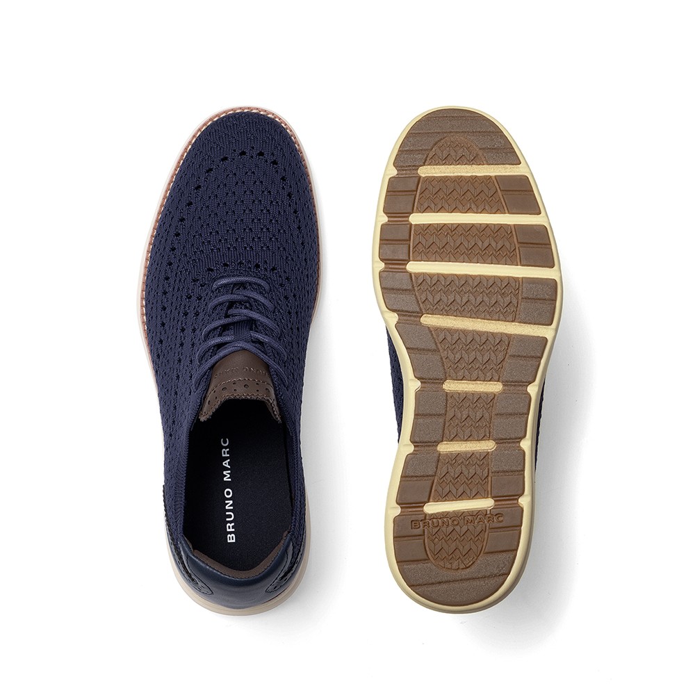 Men’s Oxfords Classic Comfort Sneakers Casual Lace-Up Lightweight Walking Shoes