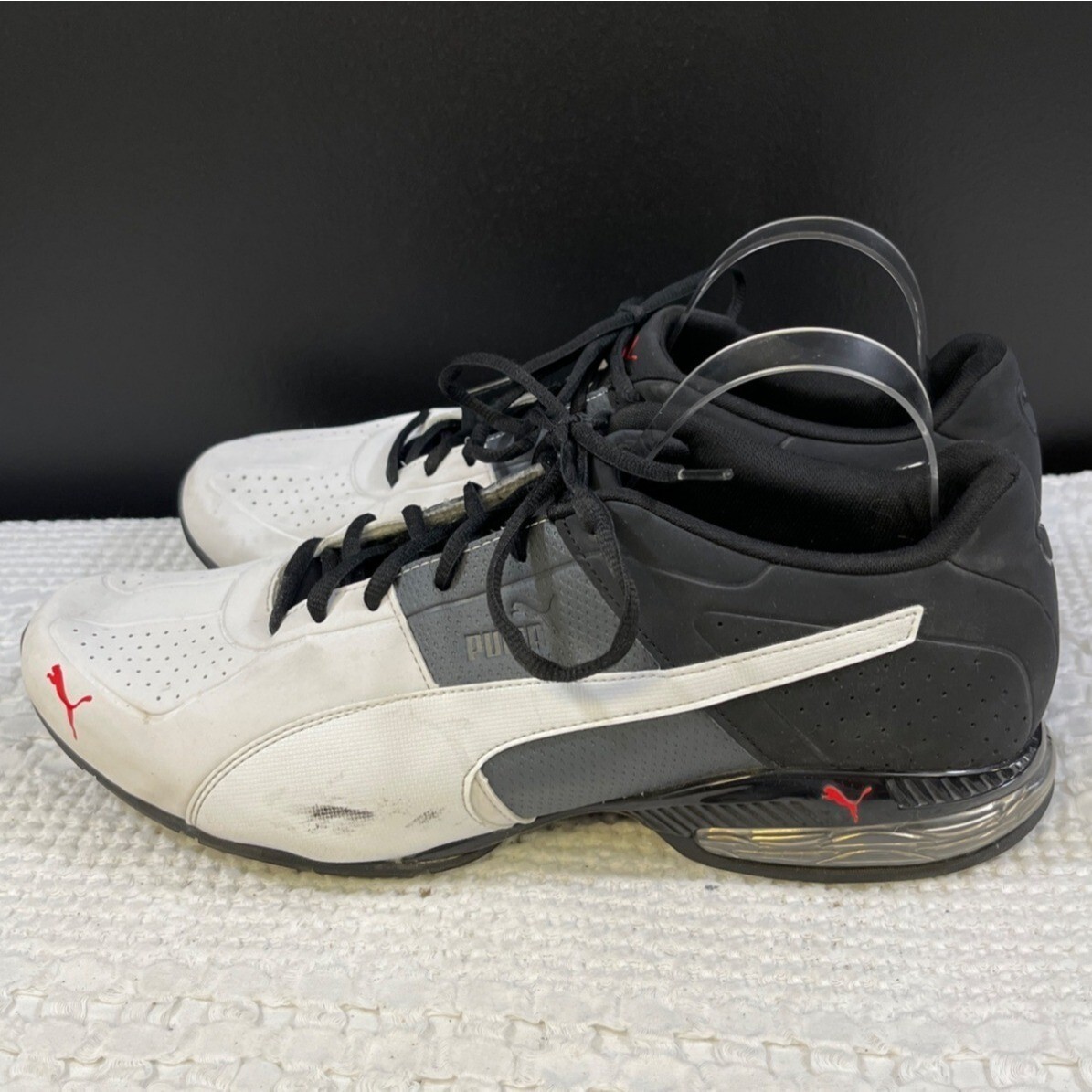 Puma Men’s Black/White Shoes/Sneakers Size 13 SKU 4929
