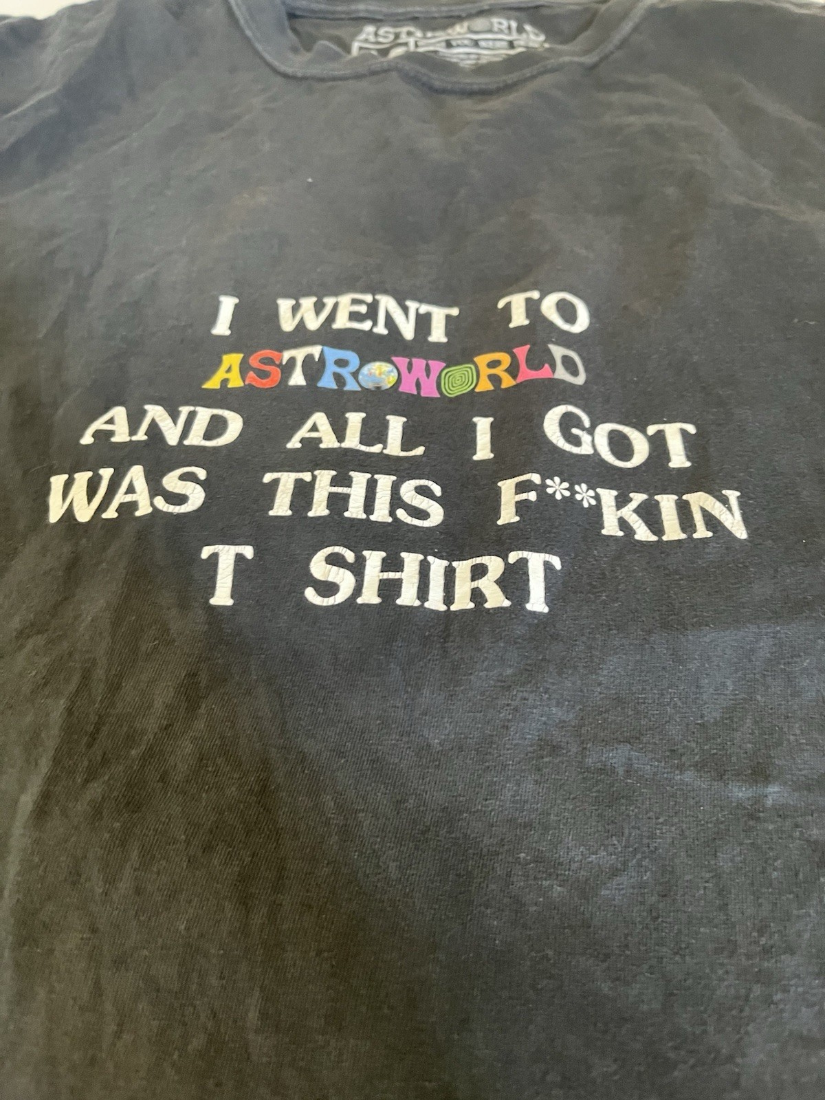 Travis Scott AstroWorld Wish You We’re Here Tour Shirt Men’s Size M Black