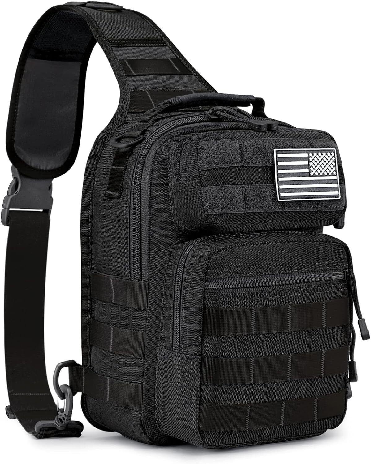 Tactical Sling Bag Backpack Military Shoulder Sling Pack Molle EDC Crossbody Bag