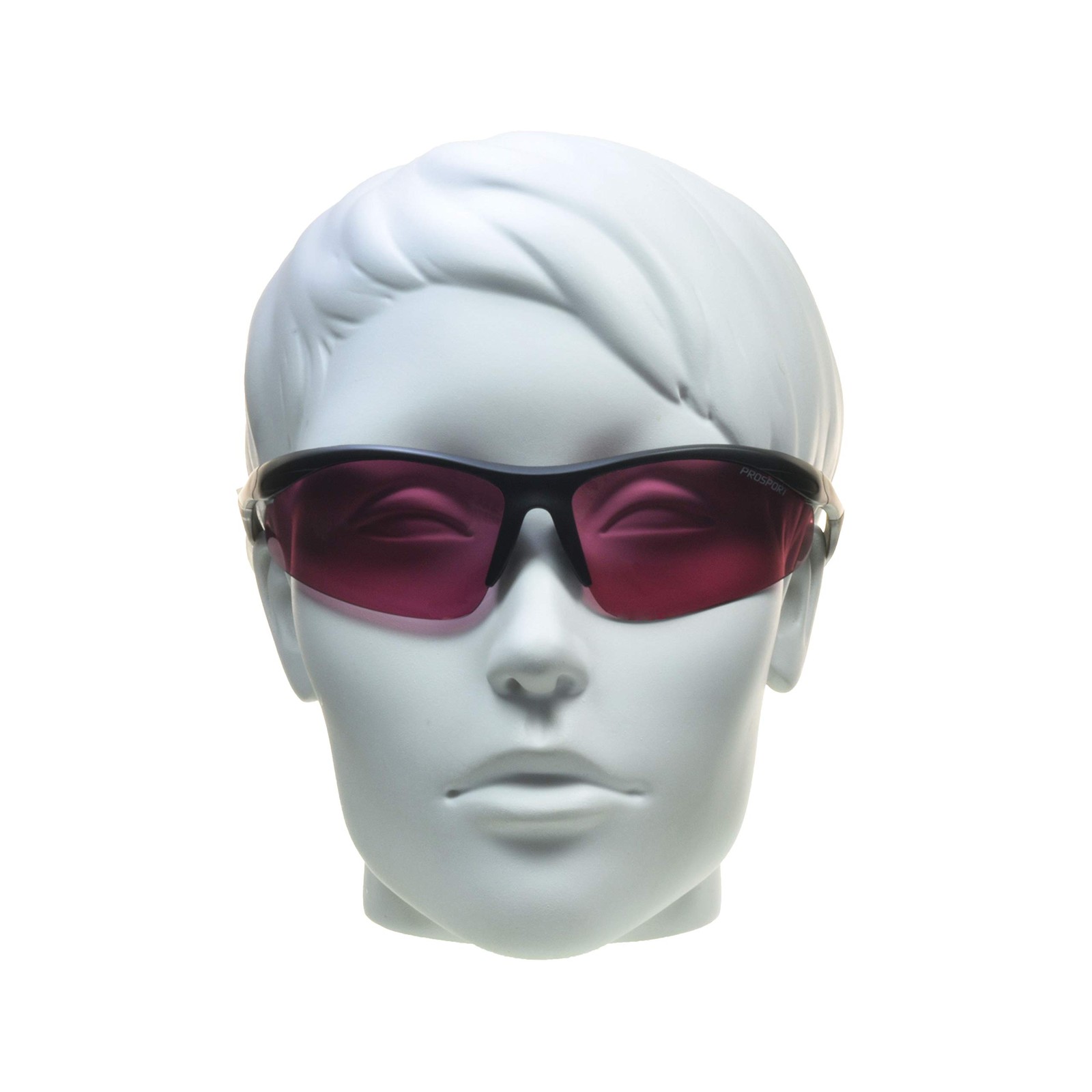 proSPORT Rose Pink Tinted Polarized Sport Sunglass Durable TR90 Large,