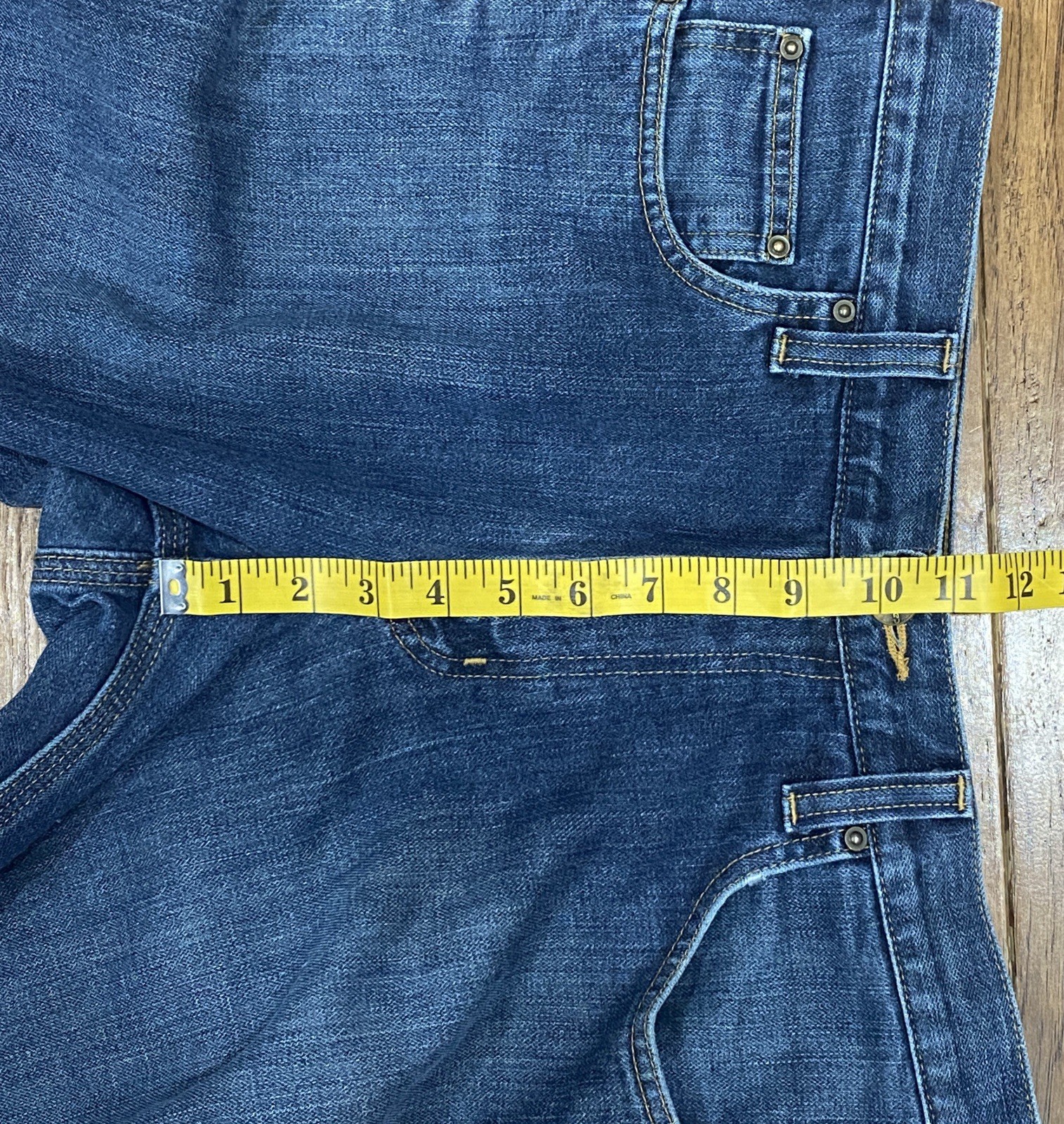 Carhartt Relaxed Fit Jeans Mens 31×32 Blue Denim Triple Stitch Workwear Pants