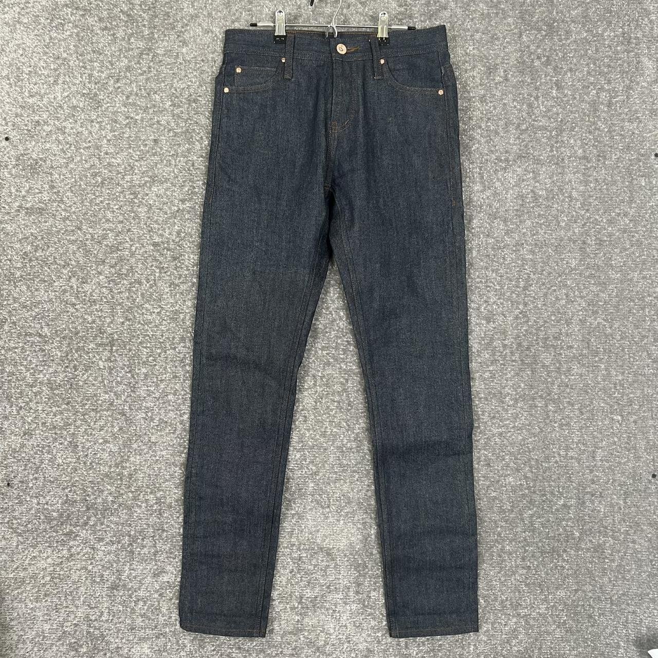 Unbranded Brand 14.5 Oz Selvedge Jeans Men 30 (31X33) Blue Tight Fit Ub401 Denim