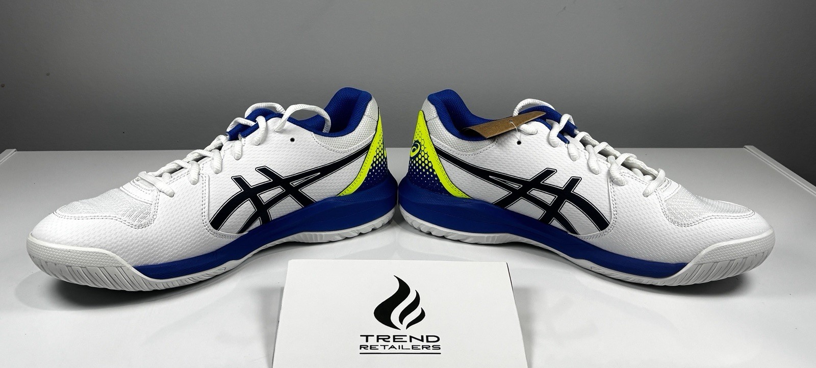 Asics Gel Dedicate 8 Pickleball Tennis Shoes White Black Mens Sz 10 1041A409-103