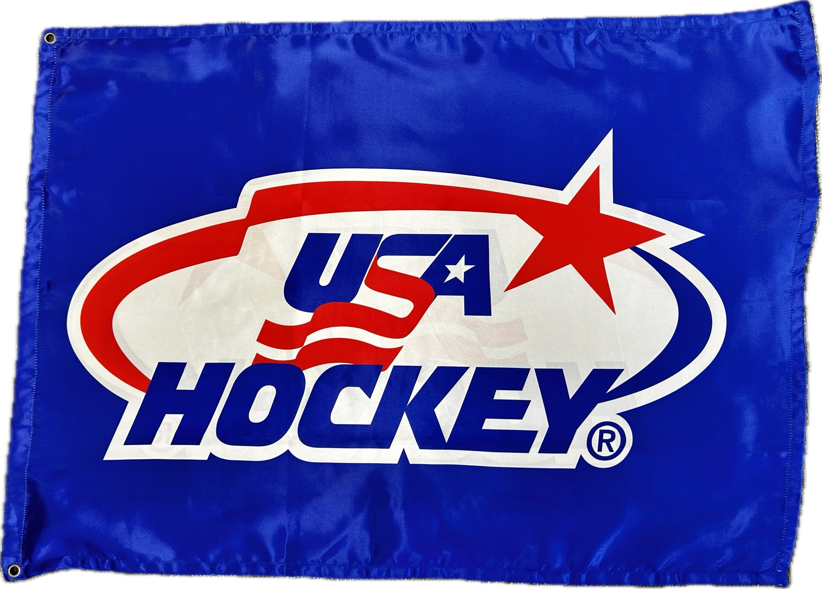 USA Hockey Logo Team Flag Size: 24″ Tall X 36″ Long