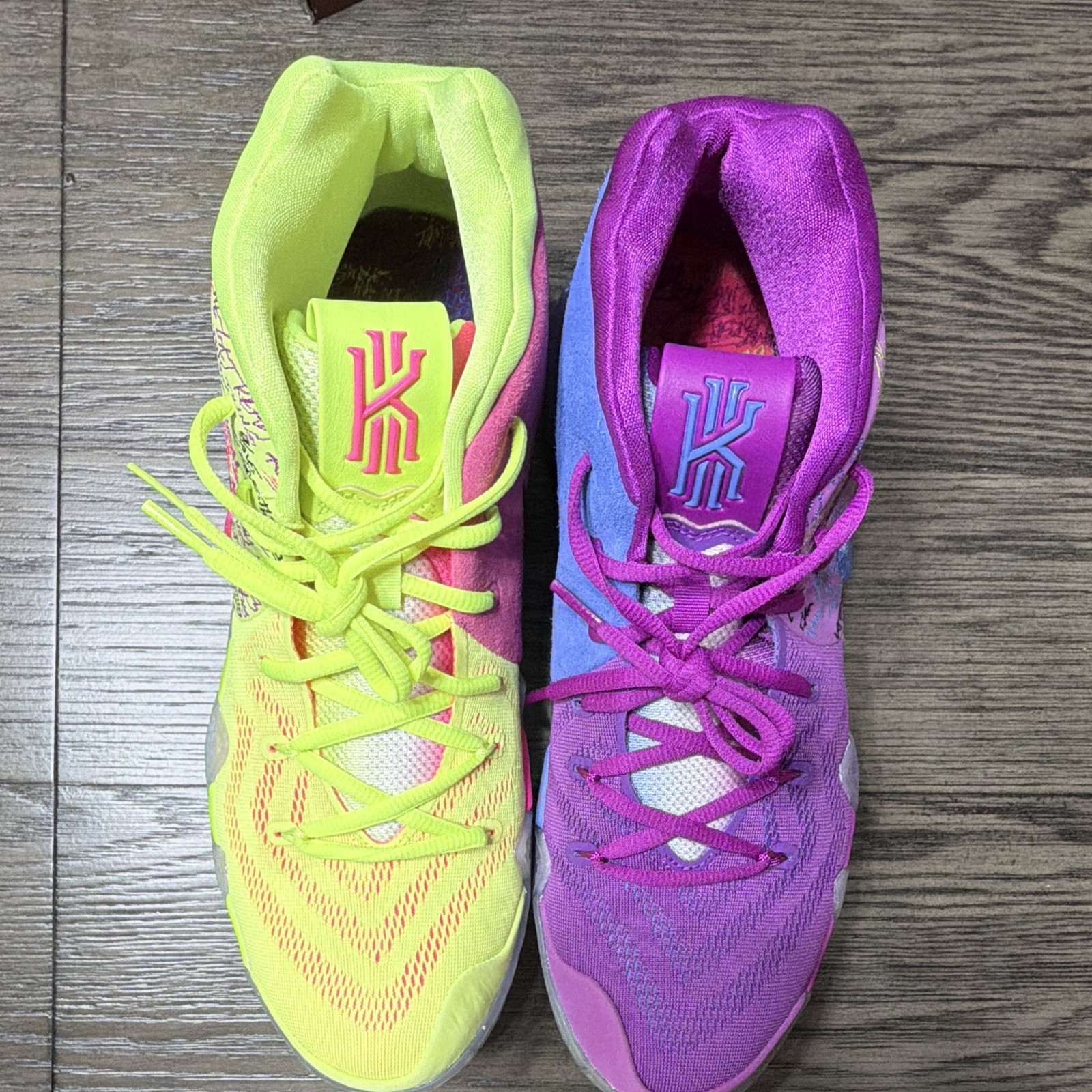 Nike Kyrie 4 Confetti Men’s Mid Top Basketball Sneaker Multicolor Size 12