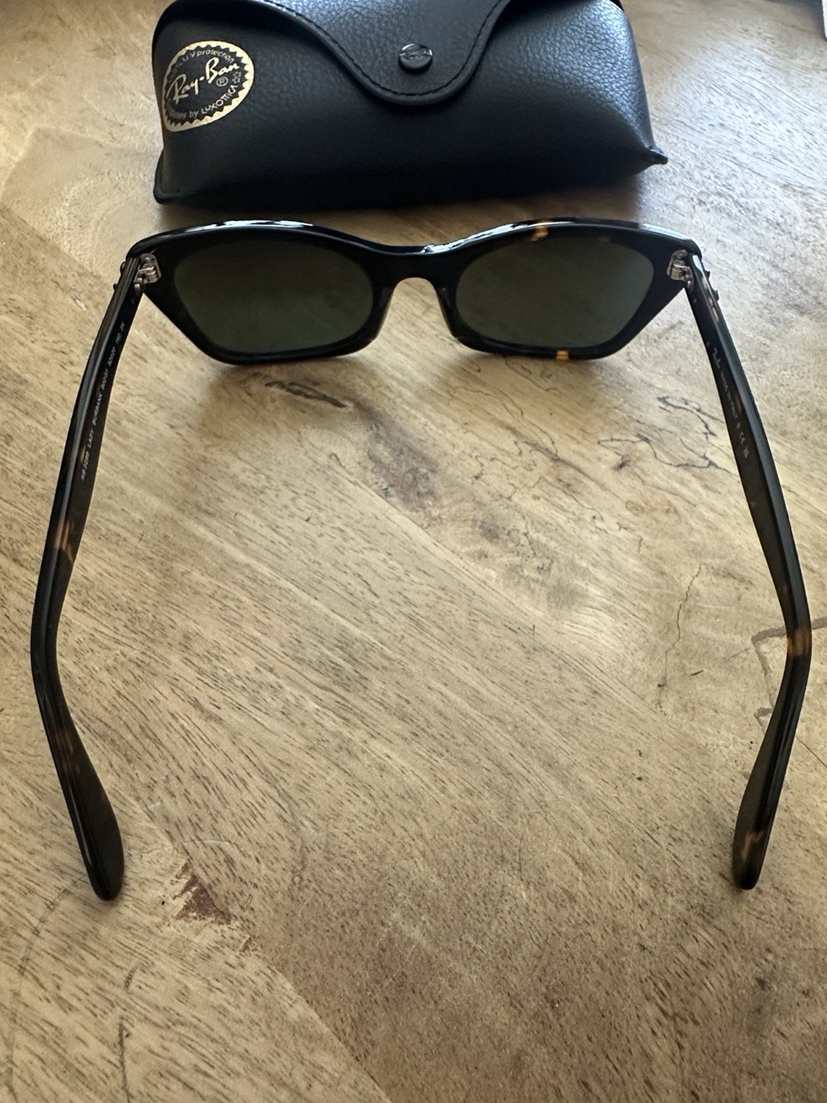NEW Ray-Ban LADY BURBANK Polished Havana frame green lens RB2299 902/31 52-20