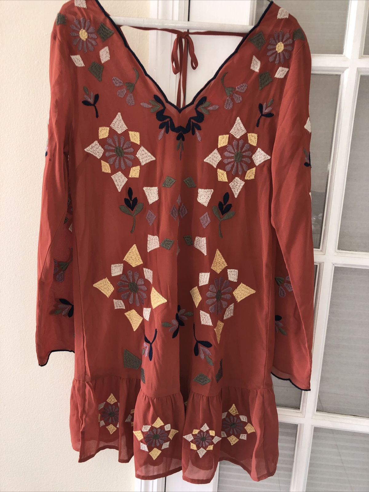 Chelsea & Violet Sheer Dress Floral & Flouncy Tunic Option Size S READ