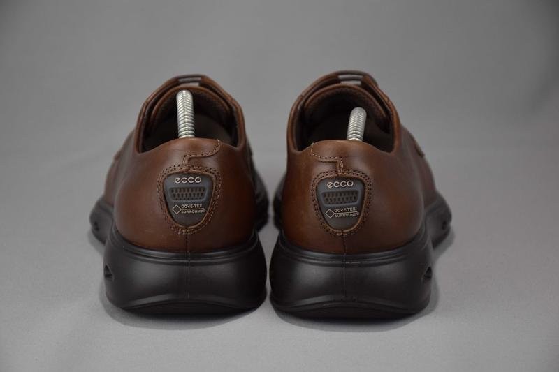 mens ecco heels brown leather 42