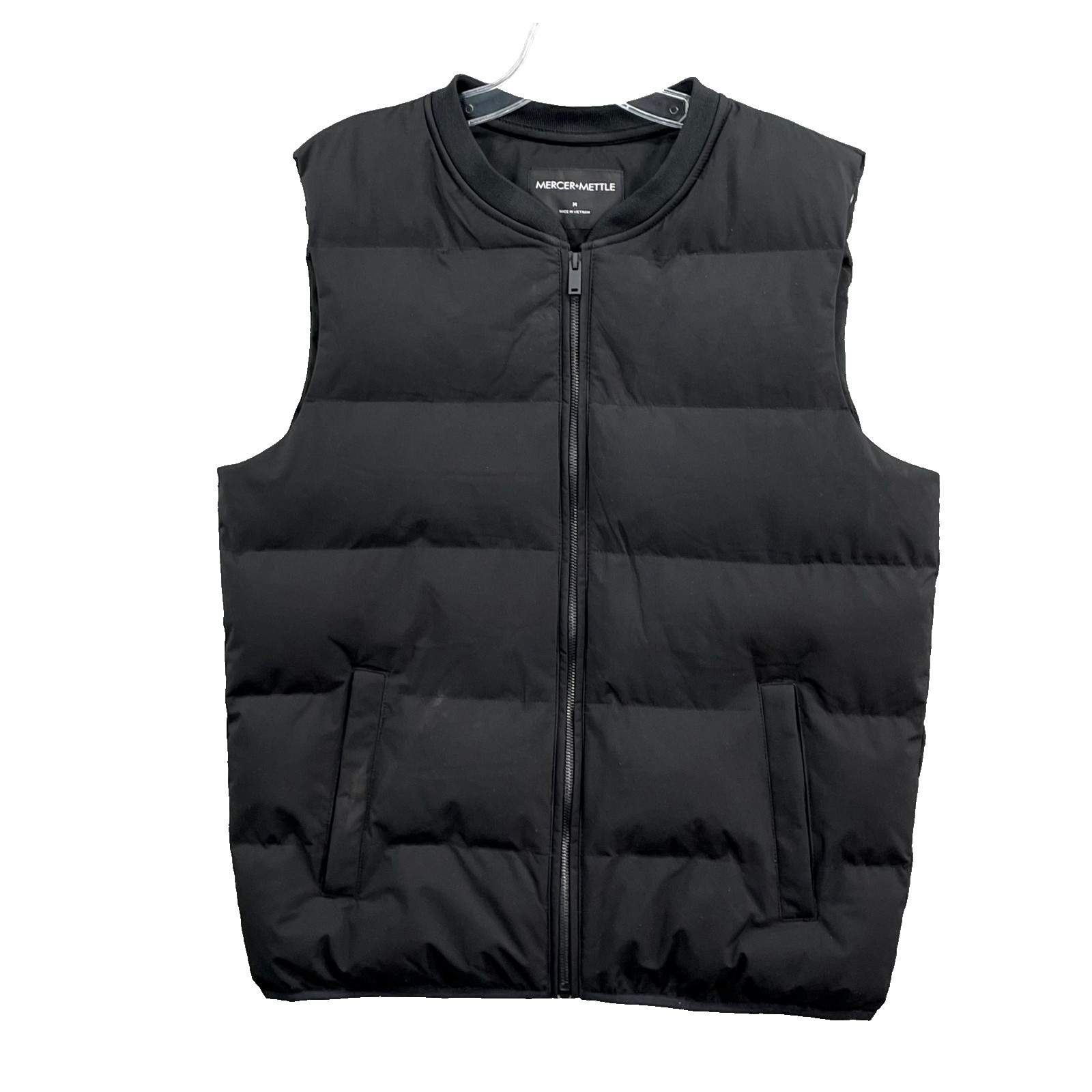 Mercer + Mettle Puffer Vest Mens M Black Bodywarmer Gorpcore Outdoor Workwear