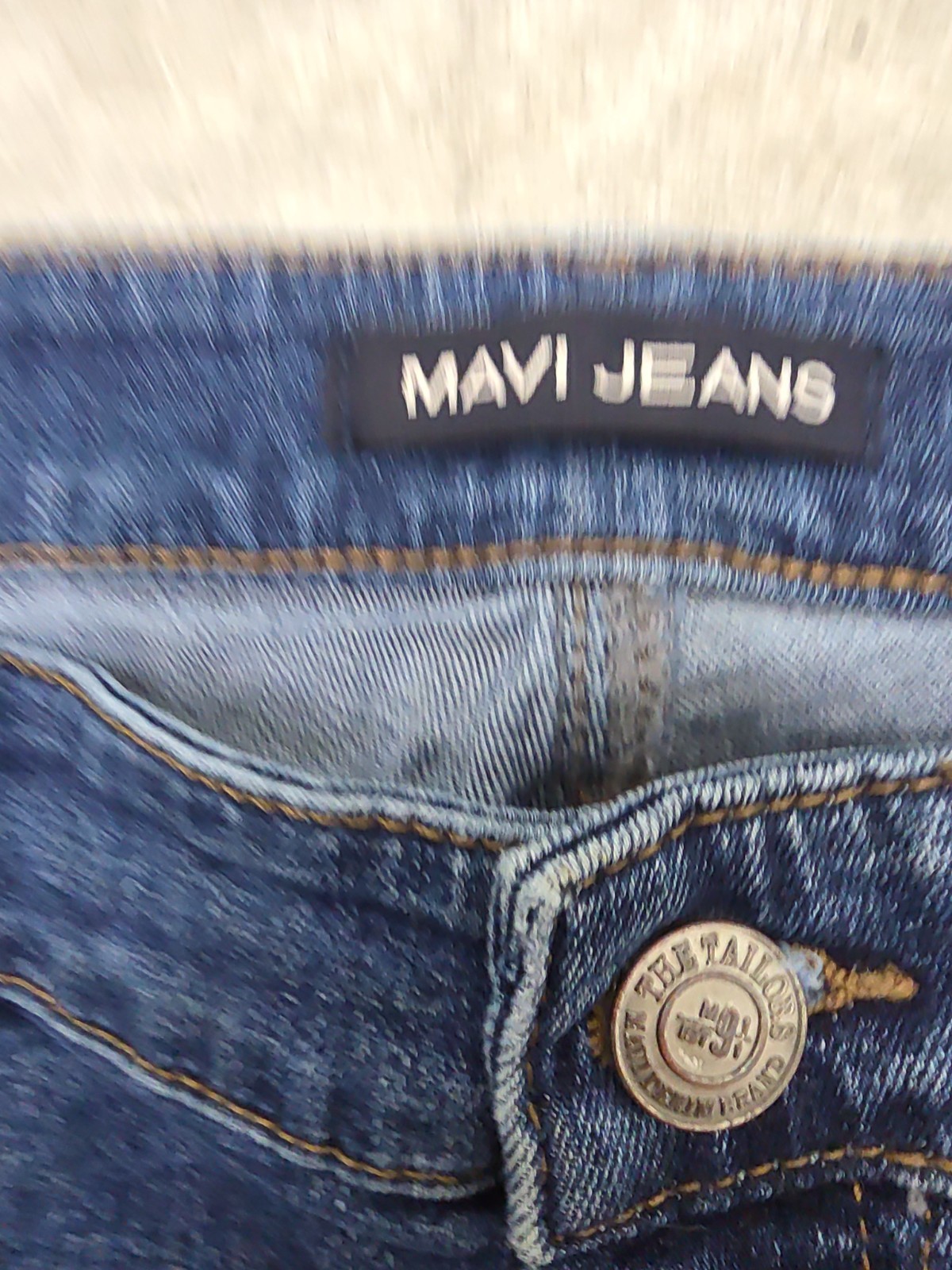 Mavi Jeans Men’s Zach Straight Leg Denim Jeans 36×32 Dark Wash 5 Pocket Zip Fly