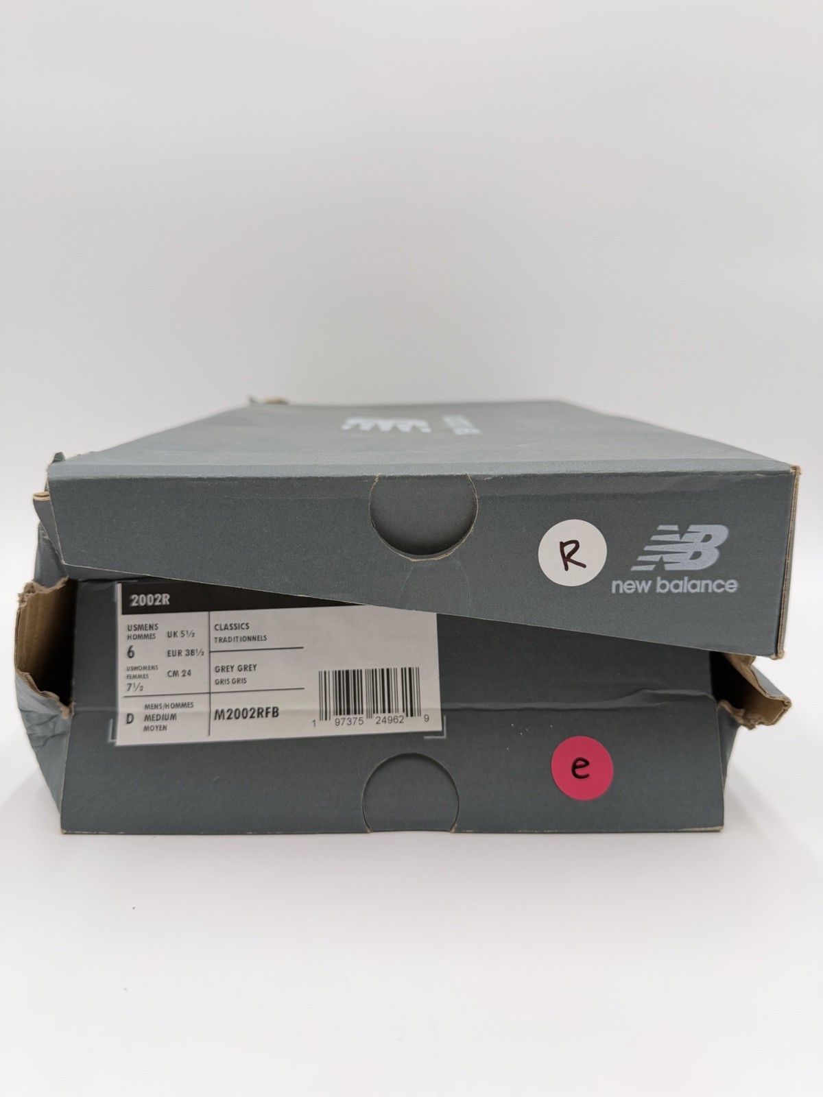 New Balance 2002R Size 6M 7.5W Blue Grey |M2002RFB|