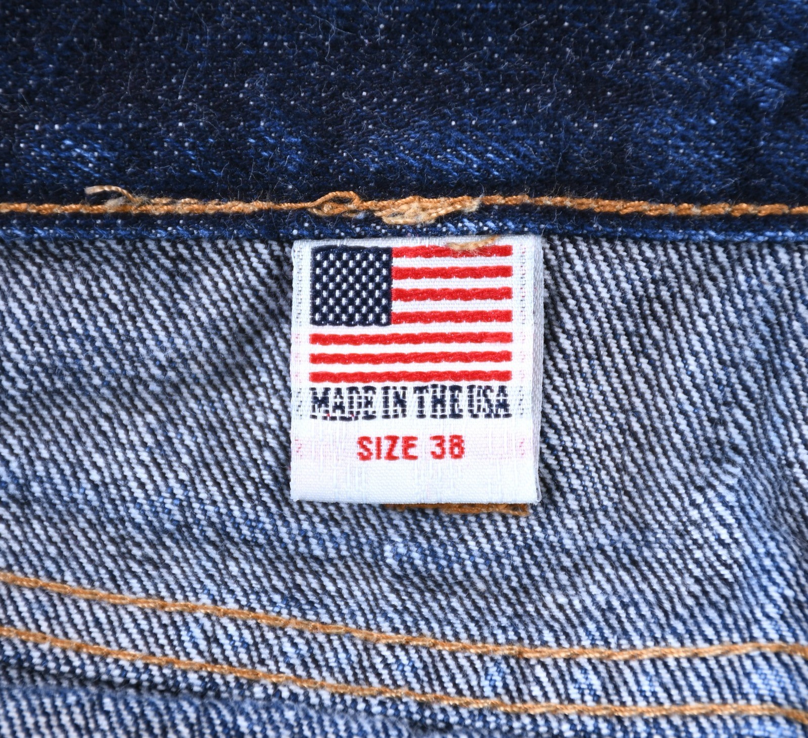 Left Field NYC American Workwear Selvedge Denim Jeans Made USA 38 Raw Indigo