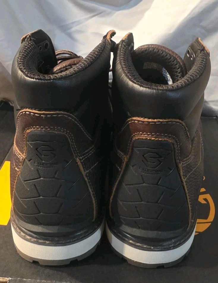 Timberland Pro Irvine 6″ Alloy Toe Work Boots Brown Men Size 10.5 NWB Defects