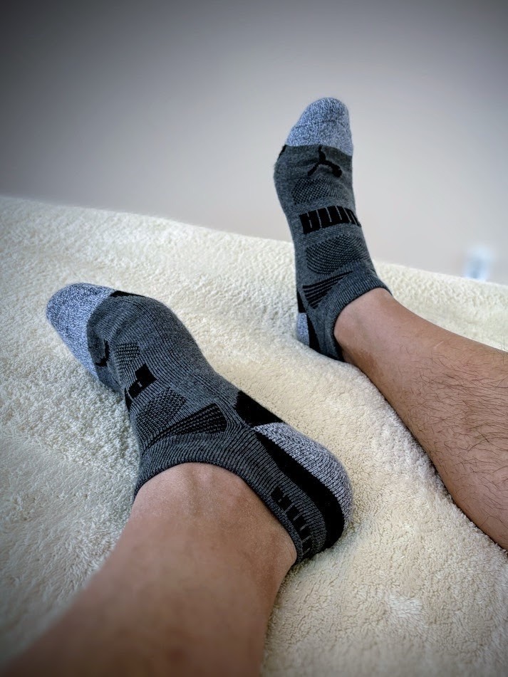 Puma Men’s athletic ankle socks (Grey)