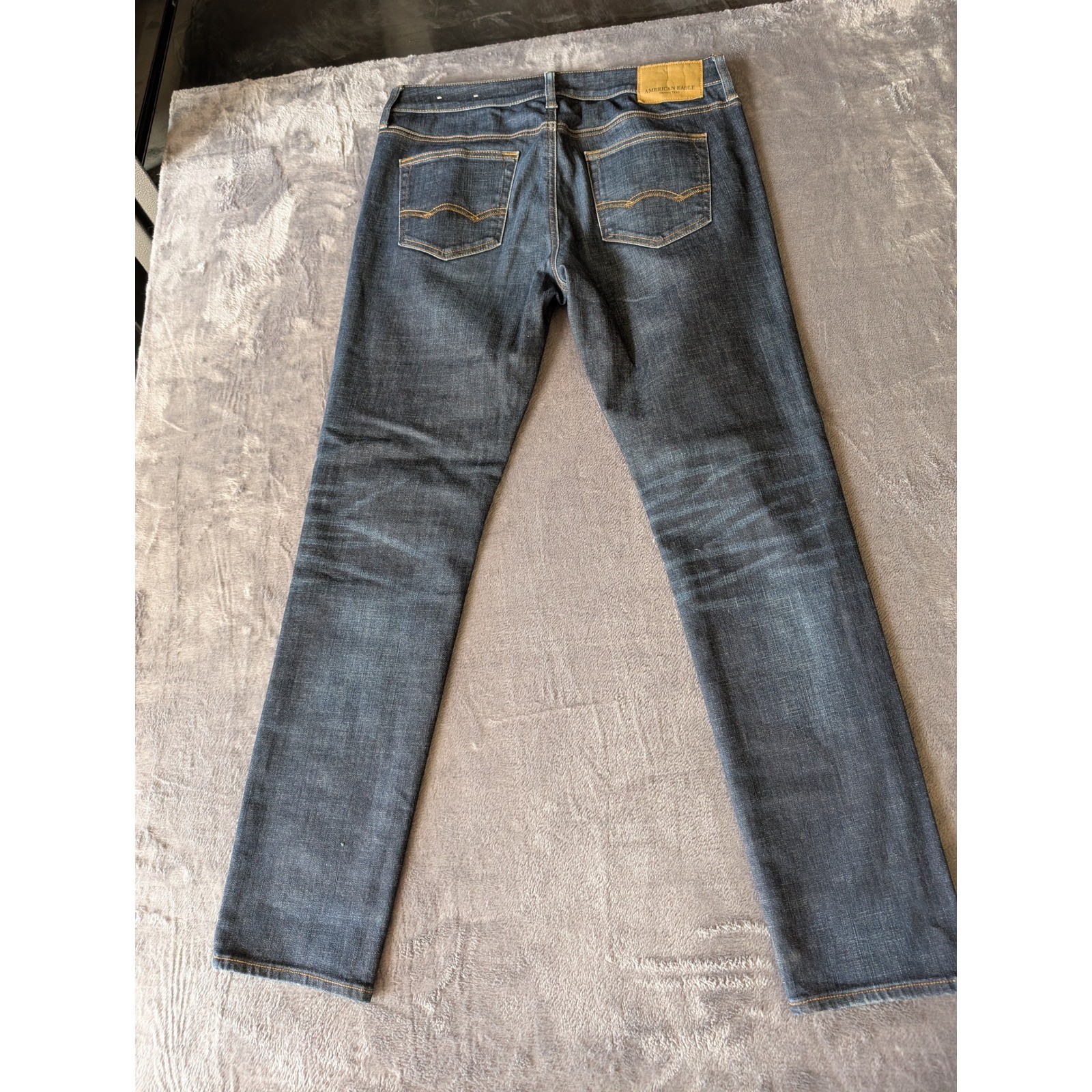 American Eagle Extreme Flex 4 Slim Jeans Mens 33×32 Dark Wash Blue Denim