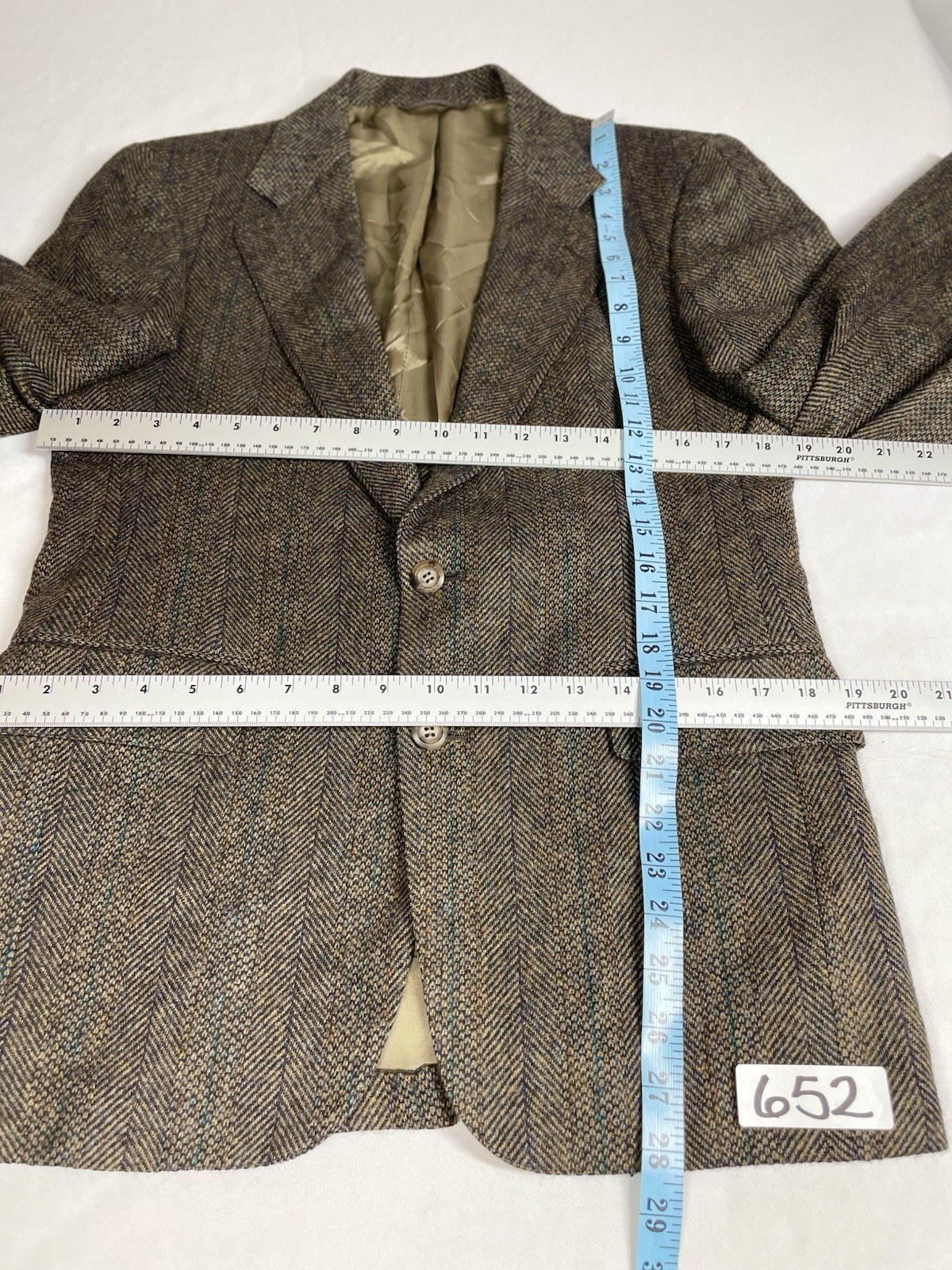 Vintage Cambridge Classics Men’sTweed BlazerJacket SzL UNISEX 70’s 80’s Academic