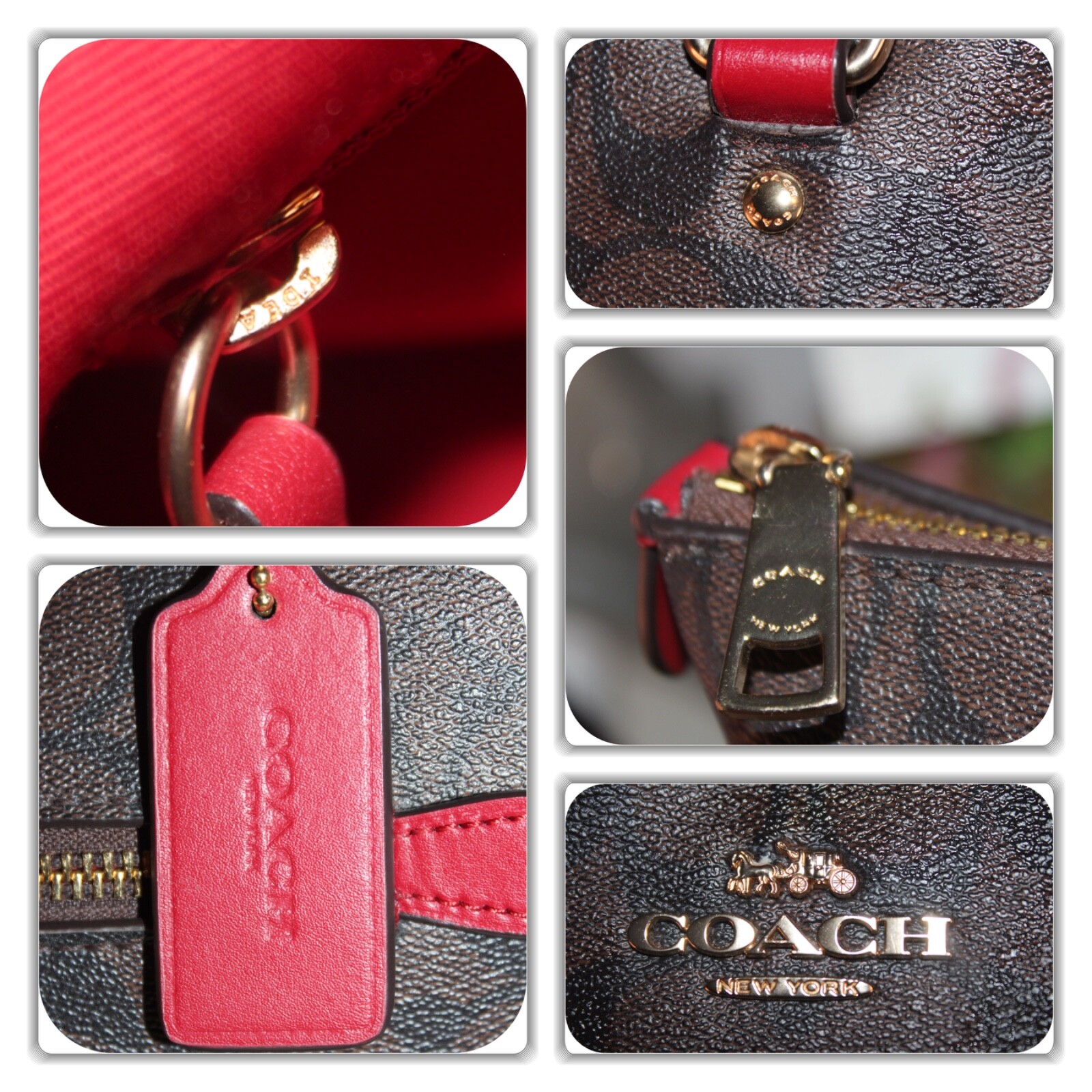 COUTURE COACH LARGE CC MONOGRAM TOTE BAG!