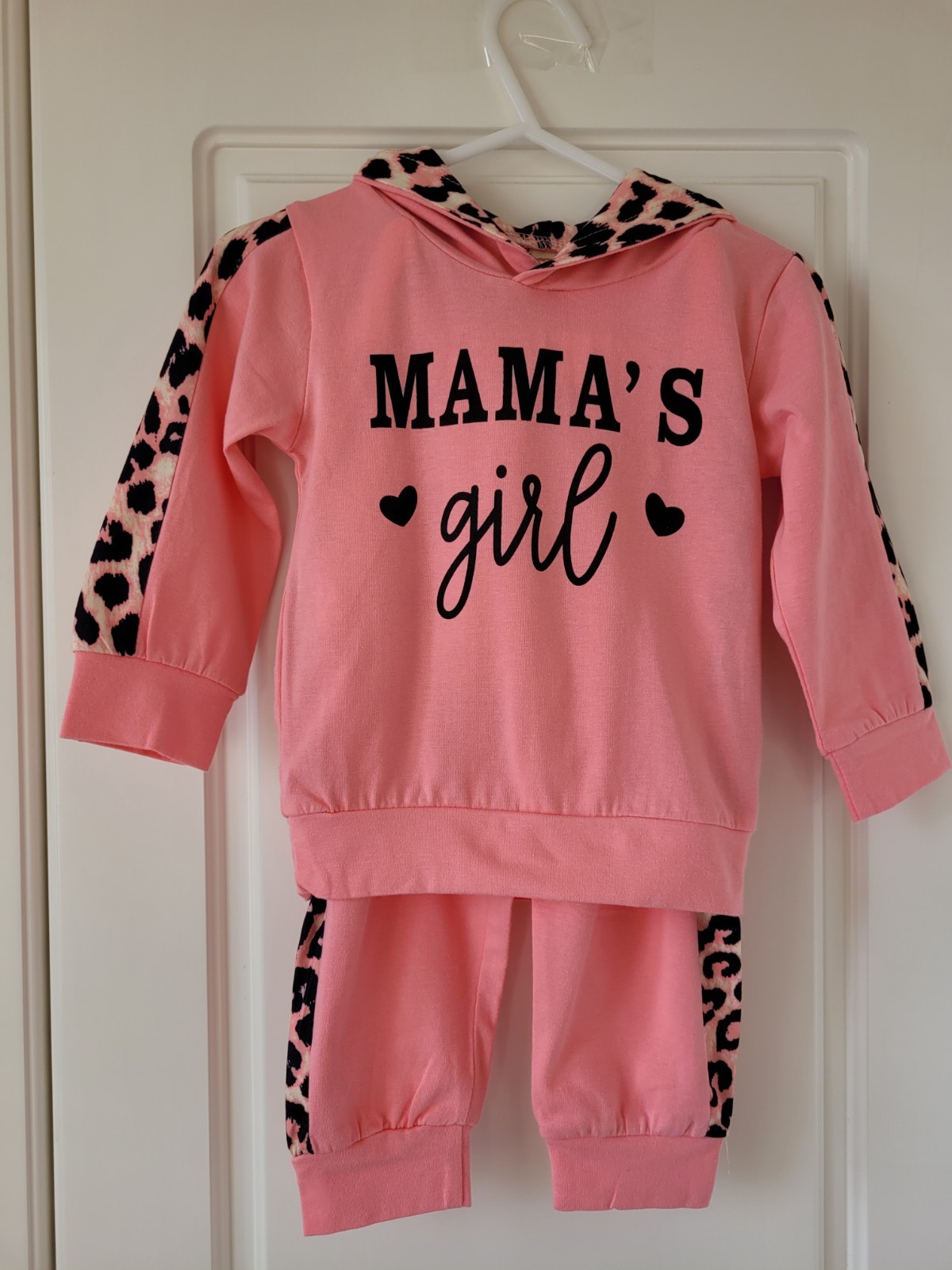 Toddler Infant Baby “MAMA’S girl” 3pc Set – Hoodie Trousers and Belt Outfit Set