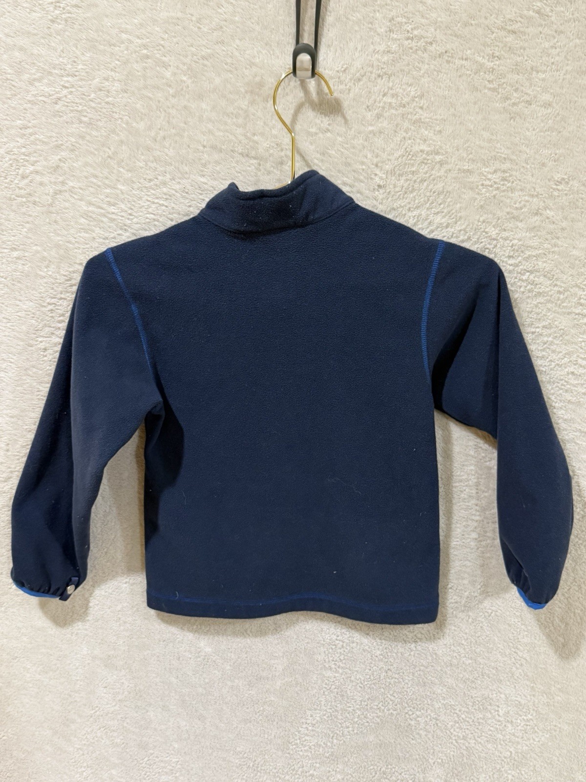 North Face Kids Fleece Jacket Size XS 6 Navy Boys Play School Winter