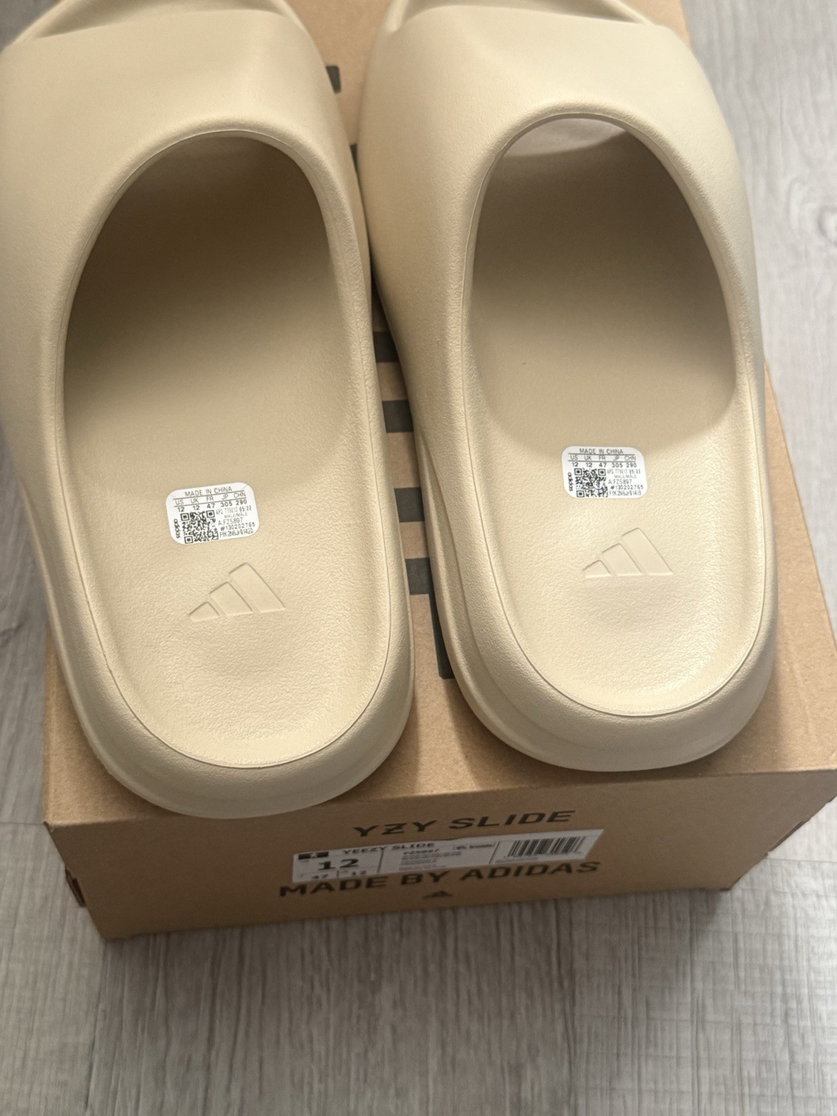 Adidas Yeezy Slide Bone Sizes 12 (100% AUTHENTIC) BRAND NEW| FZ5897