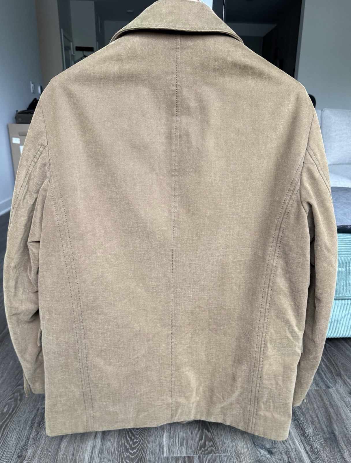 Paul & Shark Yachting Italy Jacket Brown Tan L Zip/Button