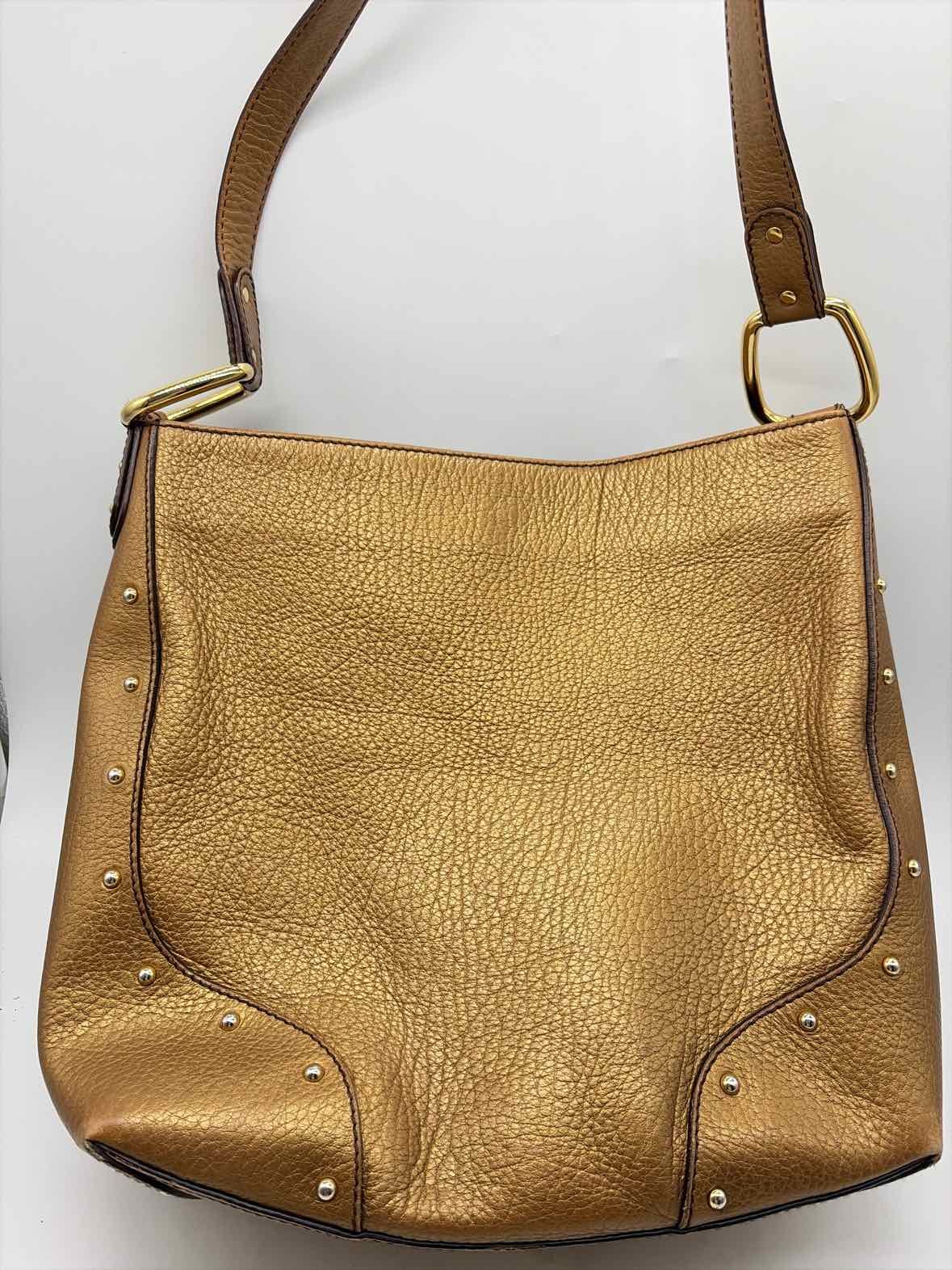 Pre-Owned Dolce & Gabbana Gold Shoulder Bag Shoulder Bag