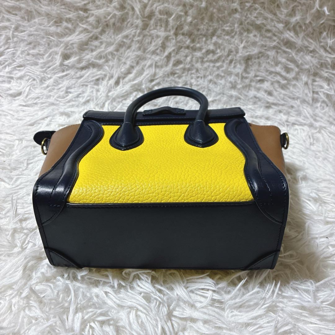 Celine Luggage Nano Shopper Smooth Leather Mini 2way