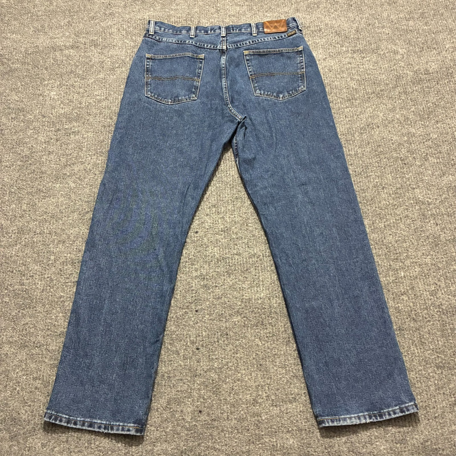 Genuine Wrangler Mens Jeans Size 36×32 Blue Denim Regular Fit Cotton Vintage